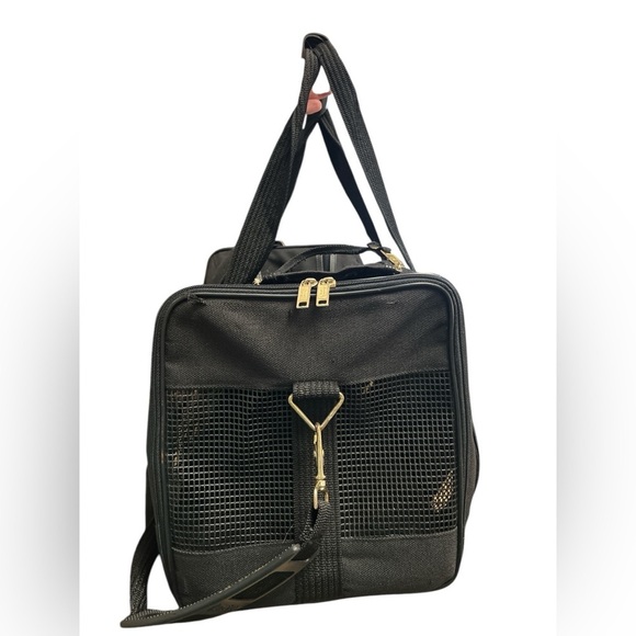 American tourister black soft case pet carrier travel bag - Picture 3 of 5